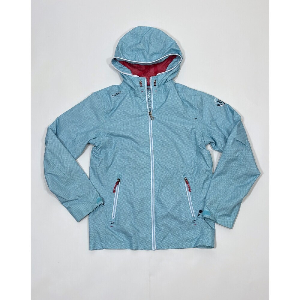 Tribord Florida Quay Sailing Waterproof Windbreaker Jacket Blue - Size 14 Years